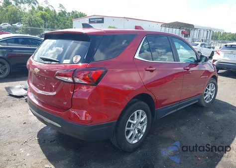 2022 Chevrolet Equinox Fwd Lt из США, поврежденный, VIN 3GNAXKEV5NL185714